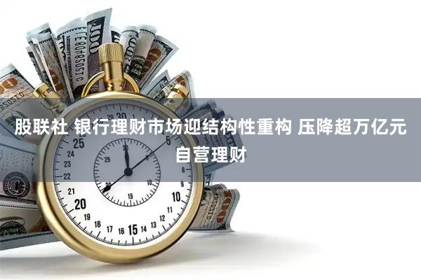 股联社 银行理财市场迎结构性重构 压降超万亿元自营理财
