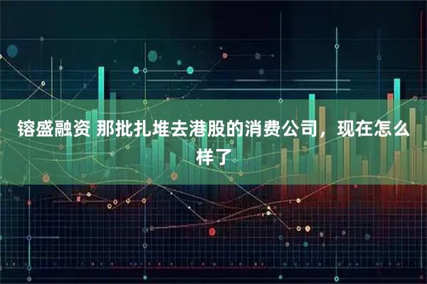 镕盛融资 那批扎堆去港股的消费公司，现在怎么样了